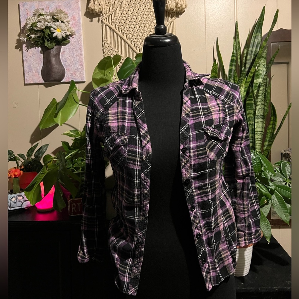 Bongo button up flannel. Size Small